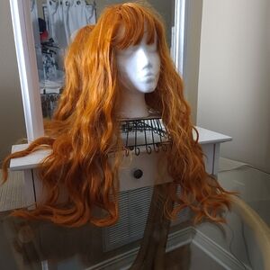 Long Wavy Ginger Wig